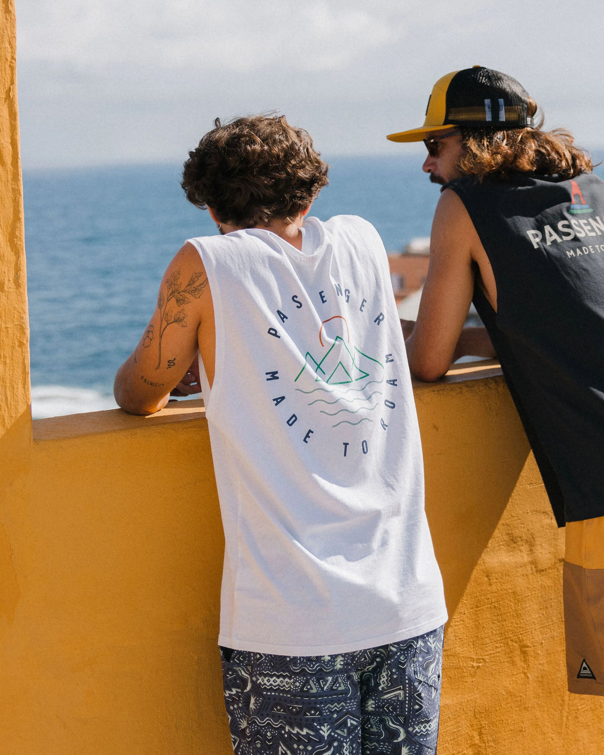 Escapism Vest - White - Lifestyle