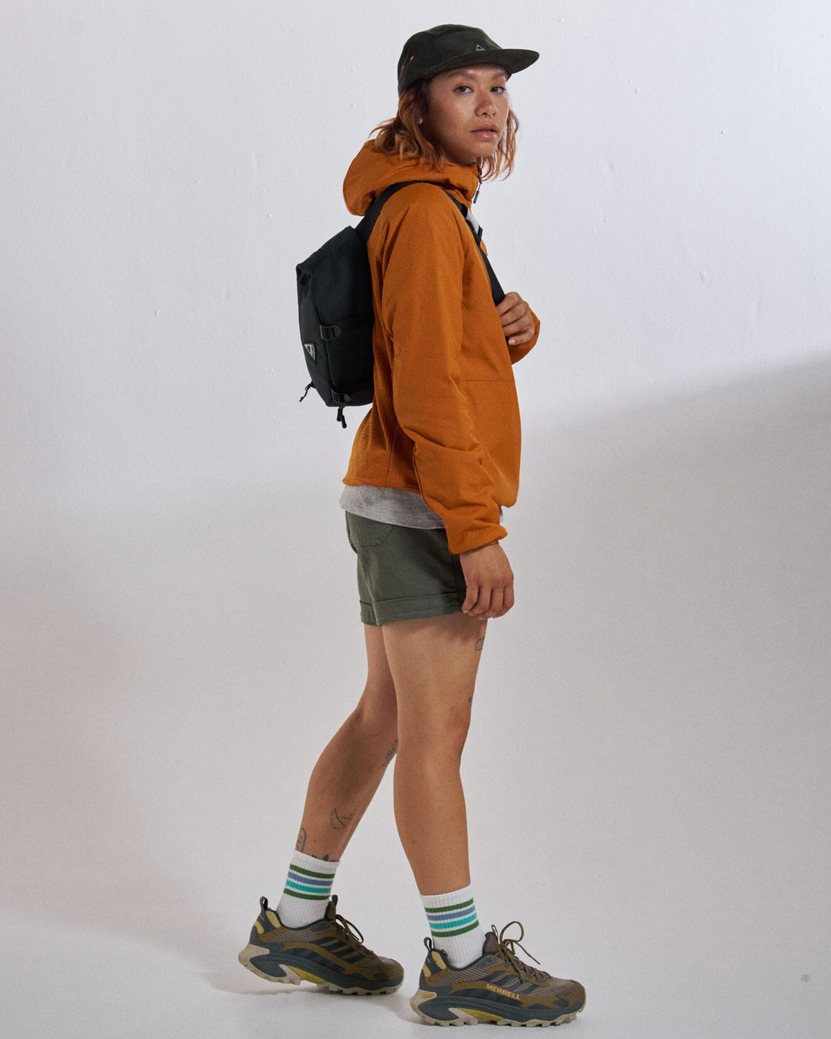 Women's Trailscape Lightweight Insulated Jacket - Retro Orange - Studio Model
