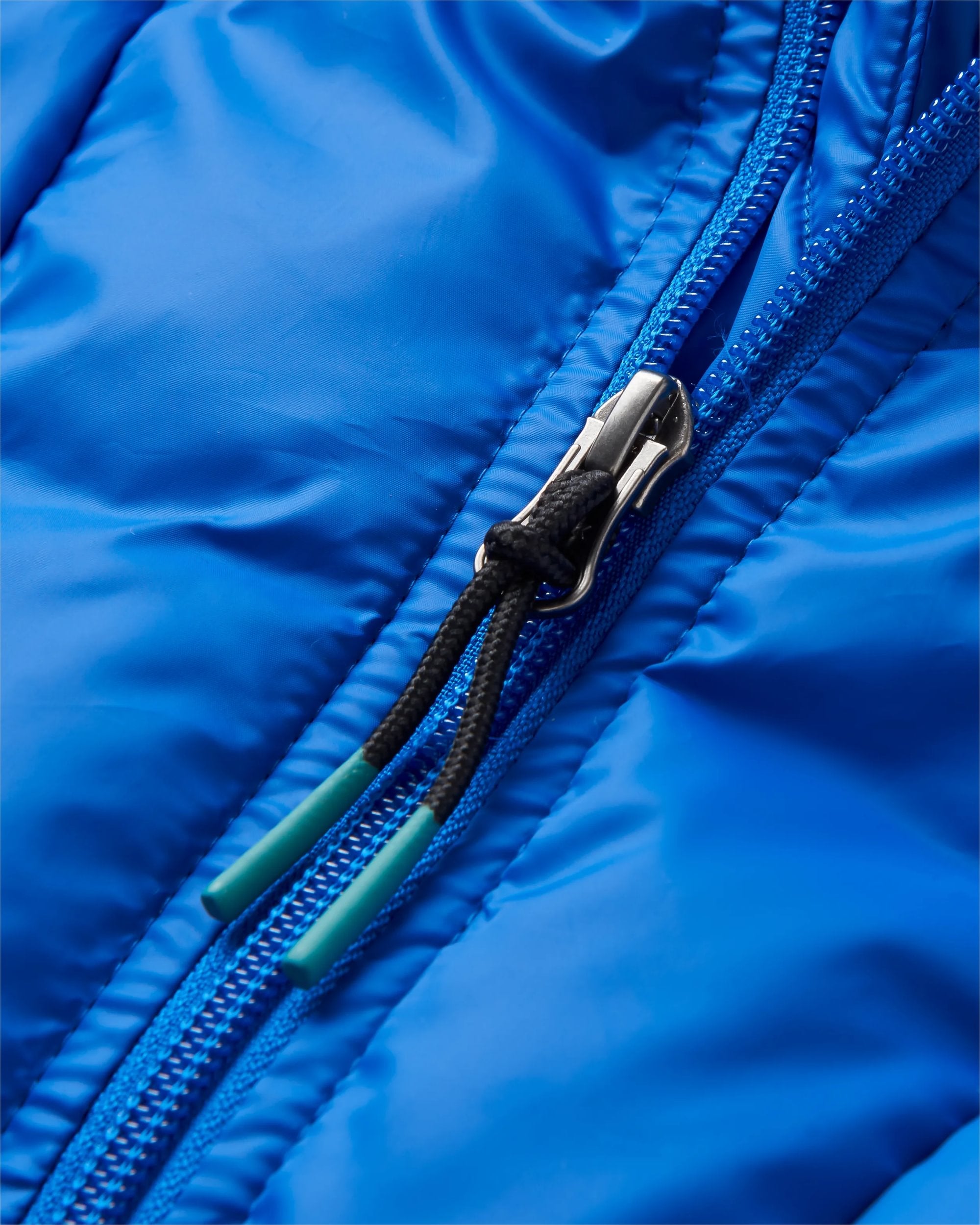 Kai Recycled Insulated Jacket - Azure Blue - Flatlay