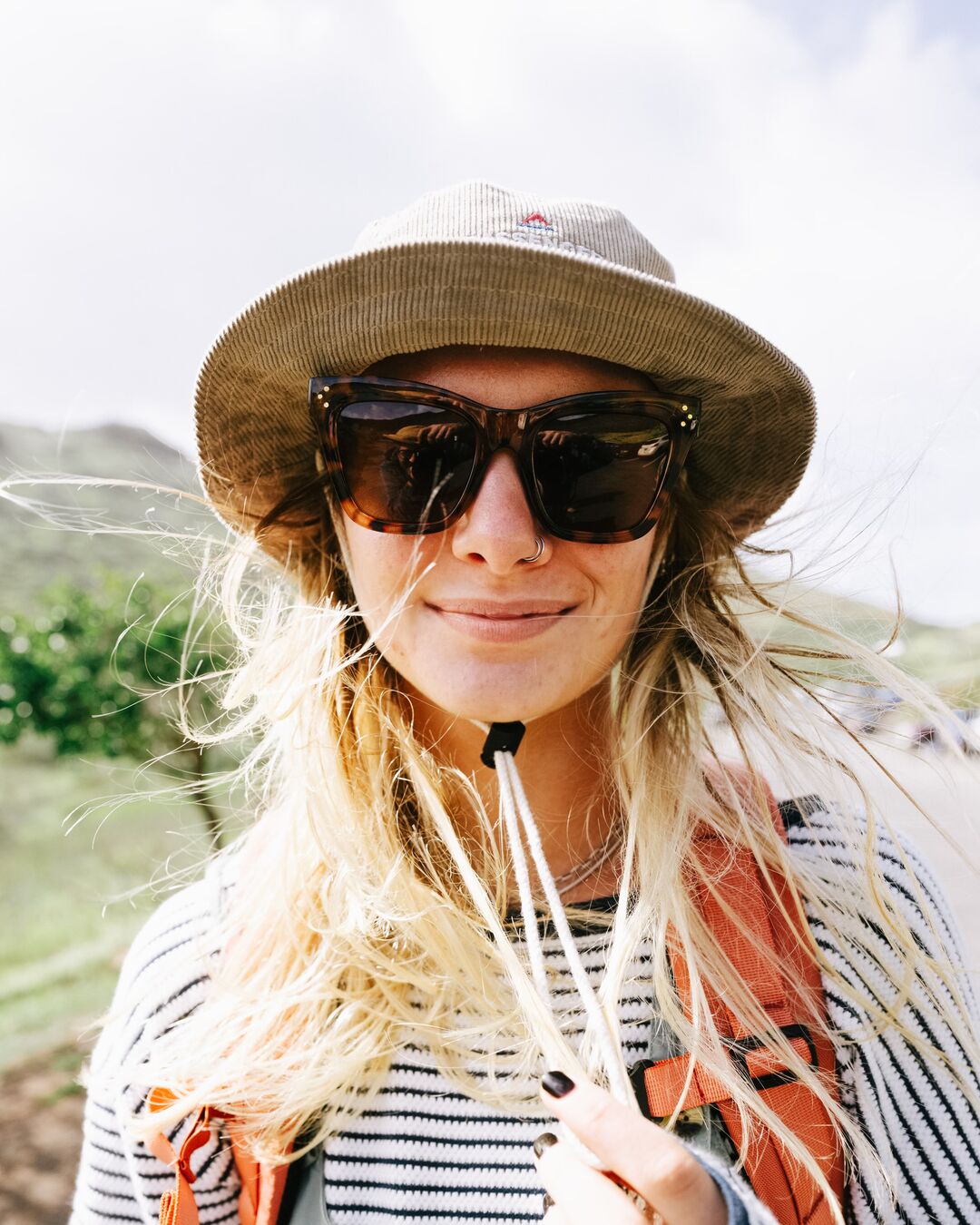 Forest Recycled Cord Hat - Brown Sugar