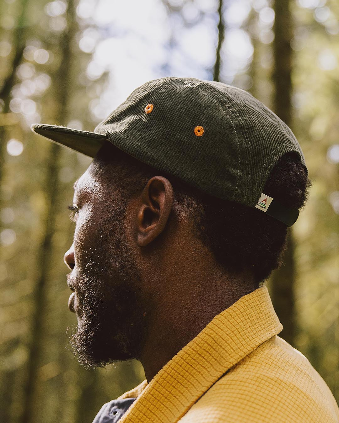 Fixie Recycled Cord 5 Panel Cap - Khaki - Lifestyle - Male
