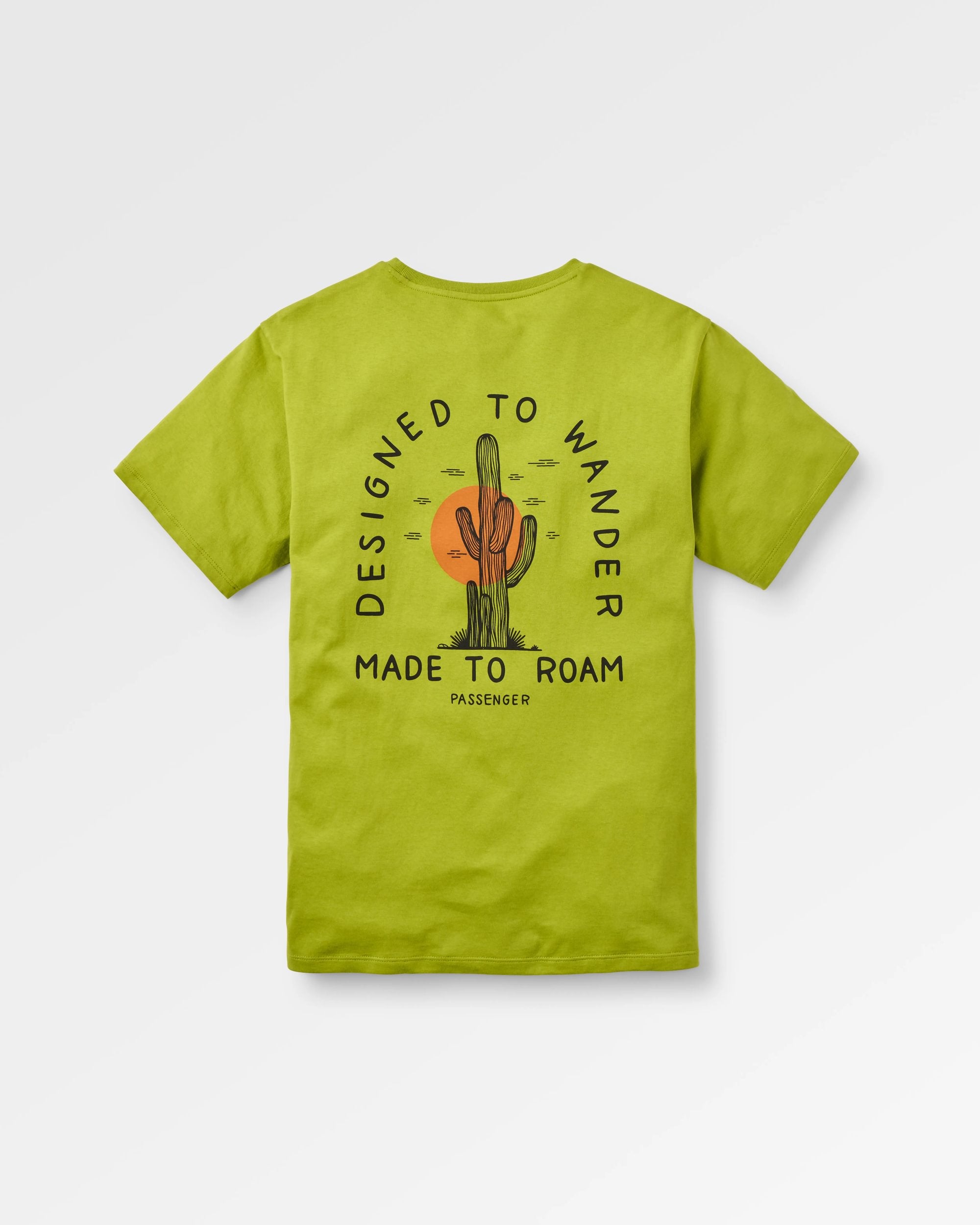 Explore T-Shirt - Tea Green - Flatlay