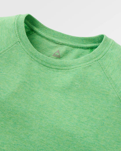 Legacy LS T-Shirt - True Green Marl - Flatlay