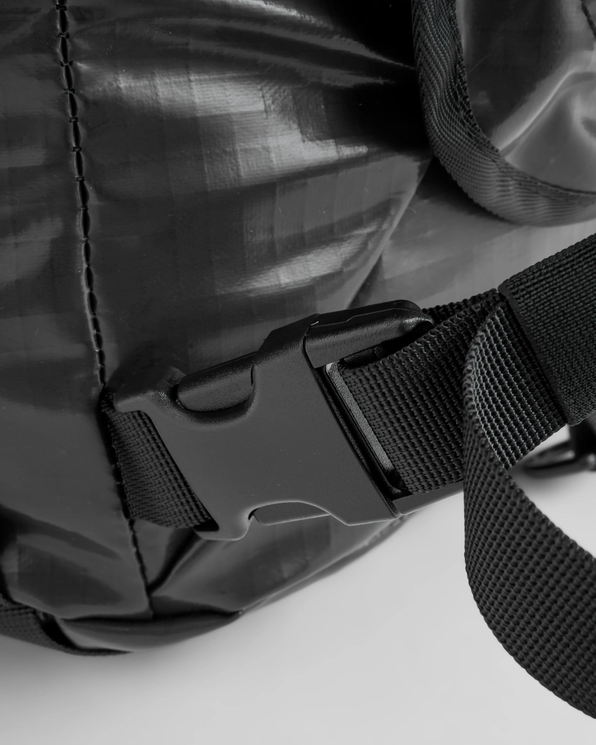 Roamer Recycled 40L Duffel Bag - Phantom Black - Flatlay