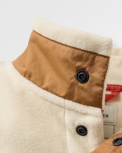 Dusk Recycled Polartec® Fleece - Oatmeal - Flatlay