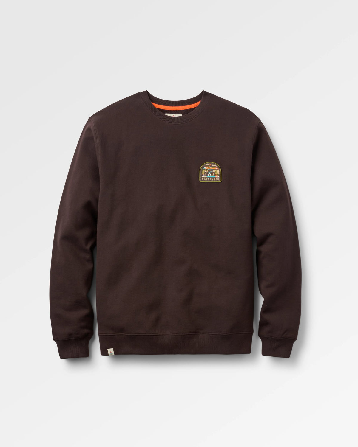 Lost Patch Sweatshirt - Espresso - Flatlay
