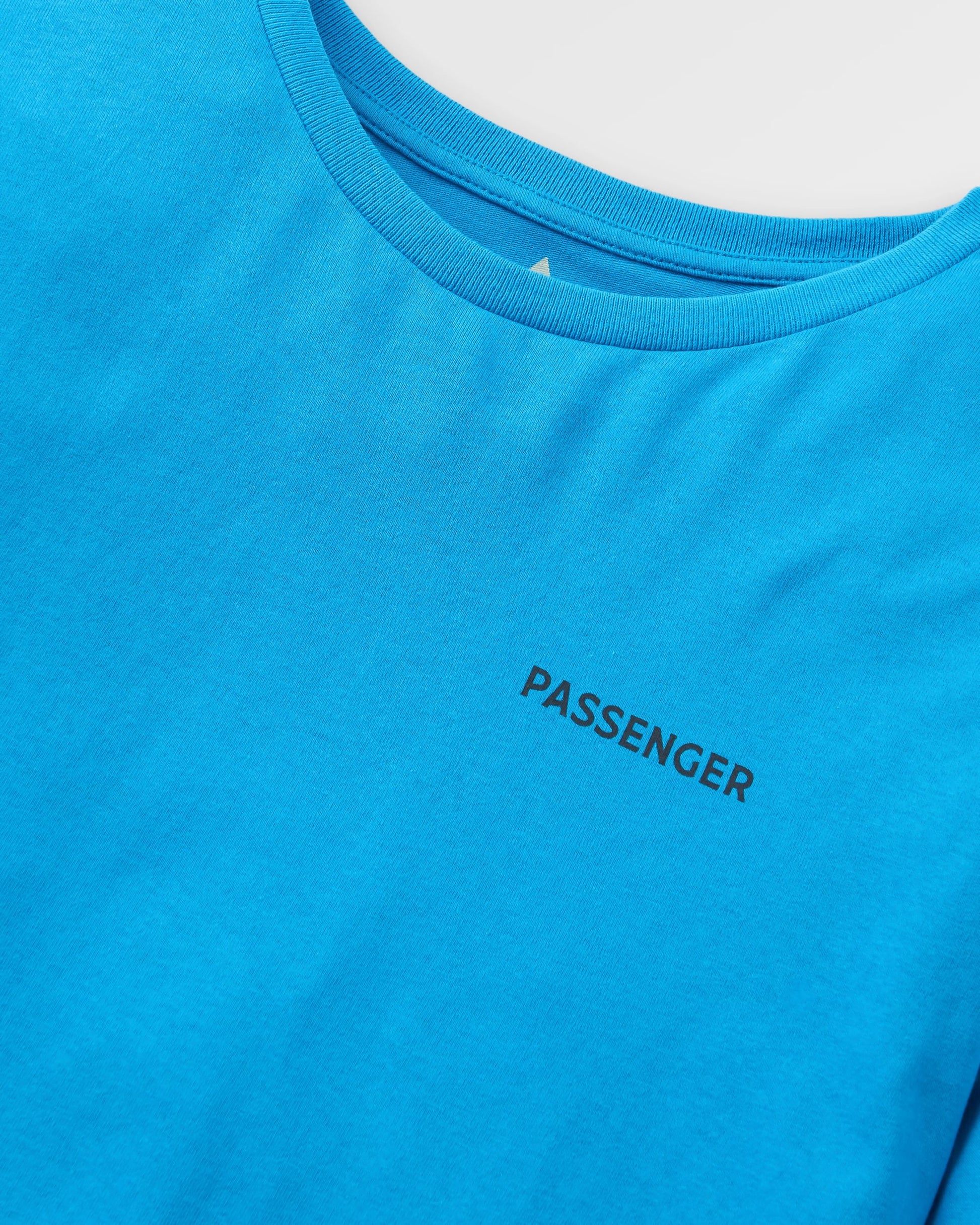 Roamer Recycled Cotton LS T-Shirt - Bluejay - Flatlay