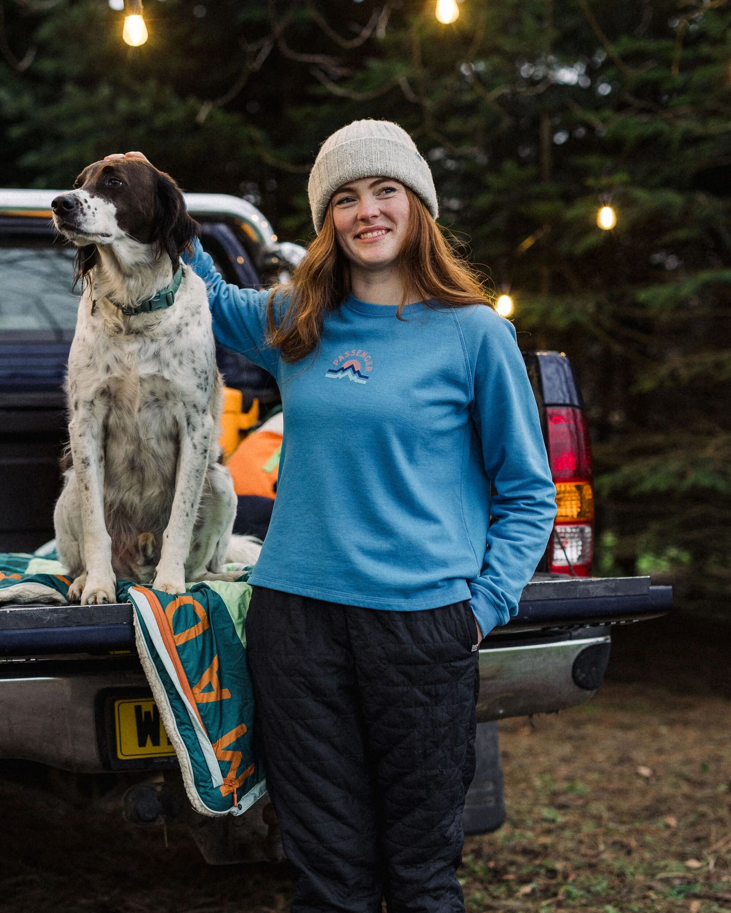 Breathe Recycled Cotton Sweatshirt - Bluejay