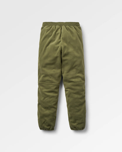Woodland Polartec® Fleece Jogger - Khaki - Flatlay