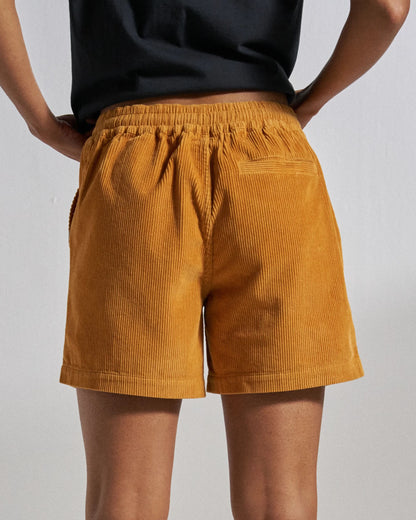 Avian Organic Cord Short - Spruce Yellow - Studio Model