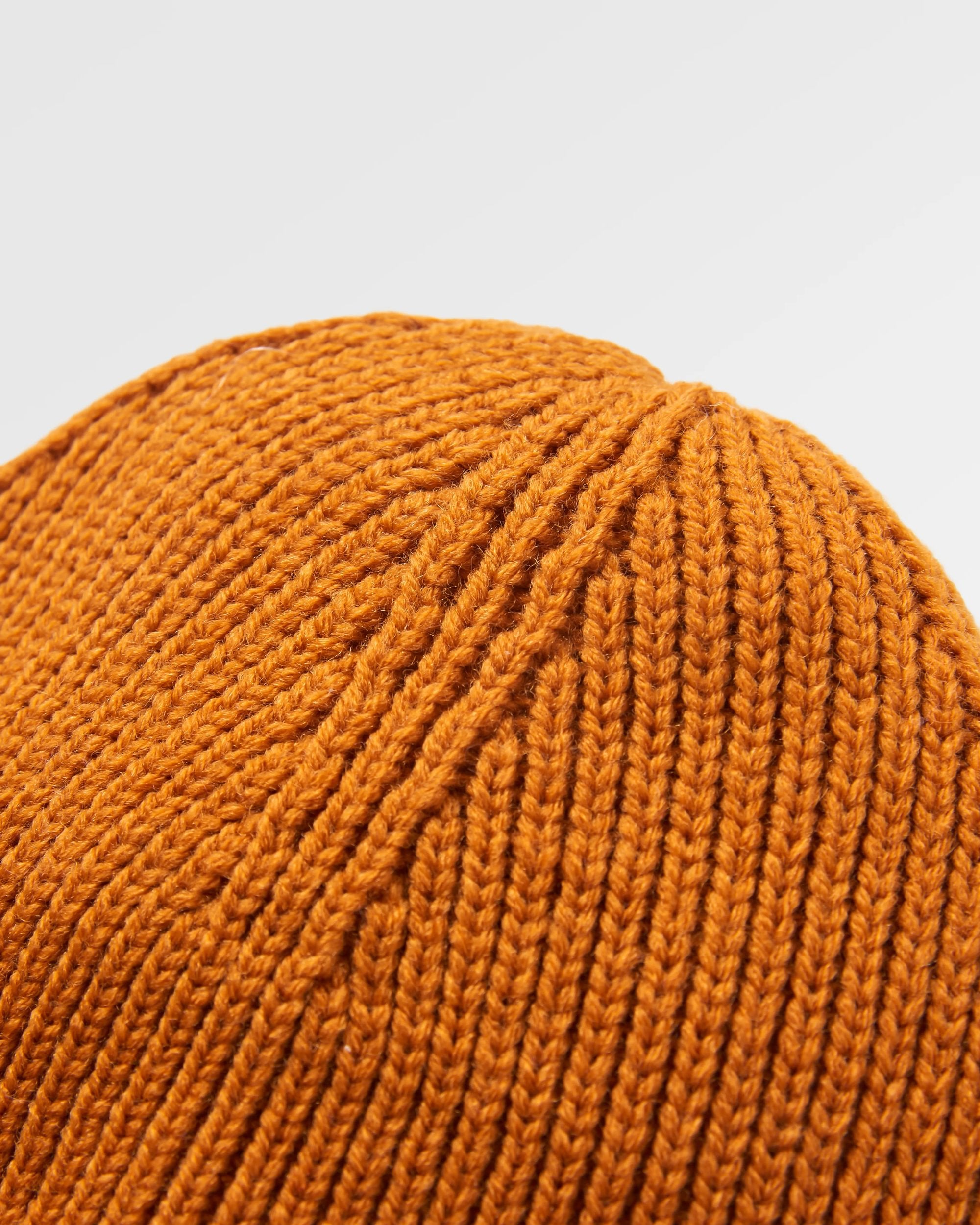 Passenger Recycled Beanie - Retro Orange - Flatlay