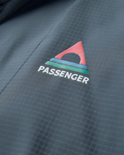 Gusto Recycled Windshell Anorak - Charcoal/Storm Grey - Flatlay