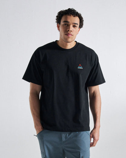 Vita Organic Relaxed Fit T-Shirt - Black - Studio Model