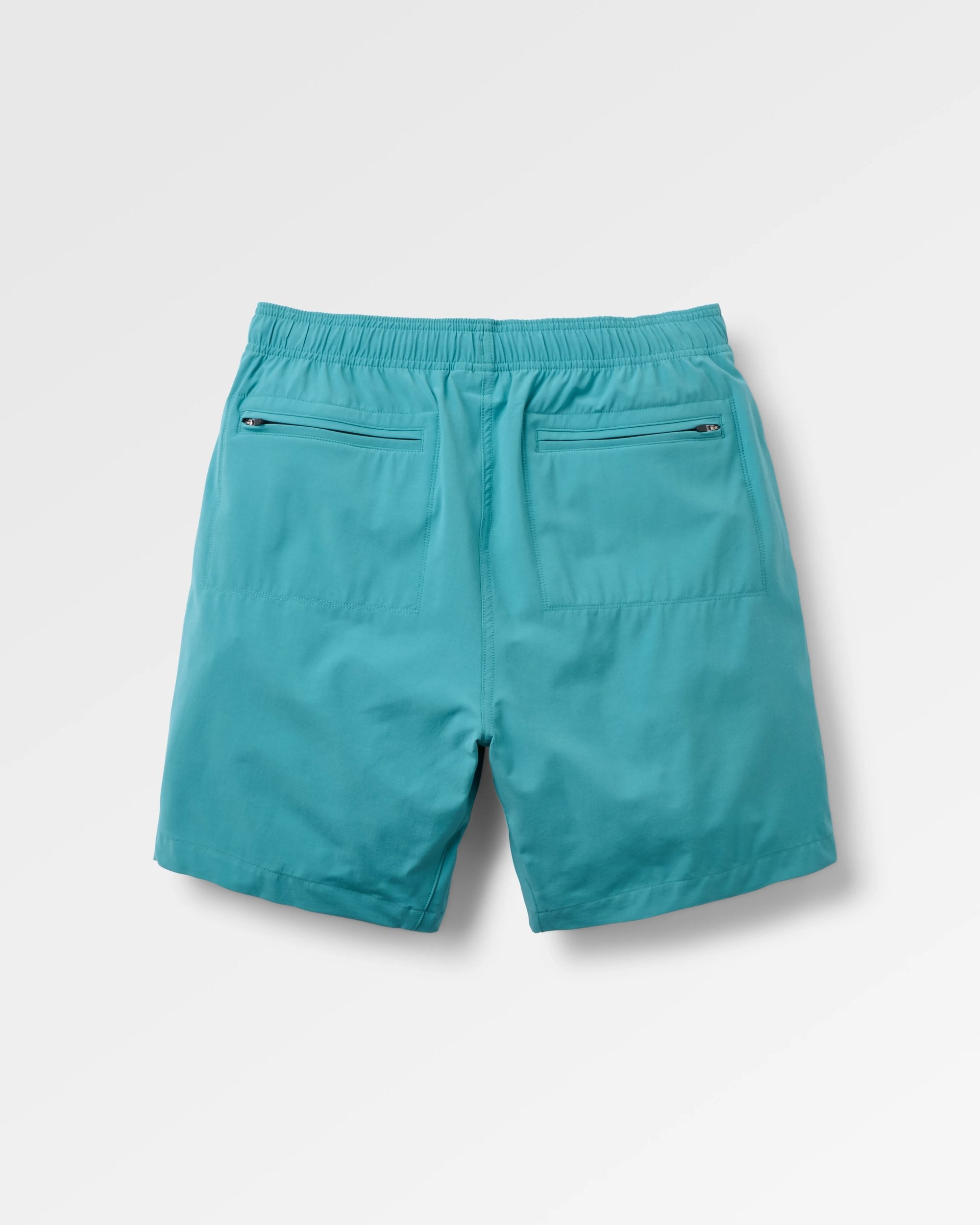 Traveller Organic All Purpose Short 2.0 - Ocean Teal - Flatlay