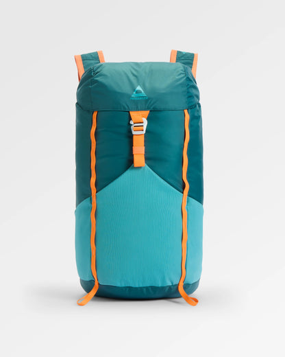 Travelscape Light Backpack - Mediterranean/ Ocean Teal - Flatlay