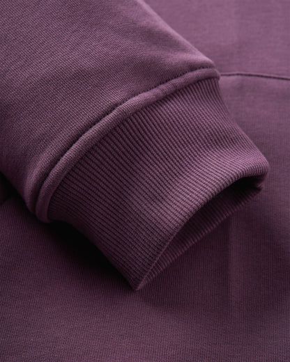 Yuca Organic Cotton Hoodie - Deep Plum