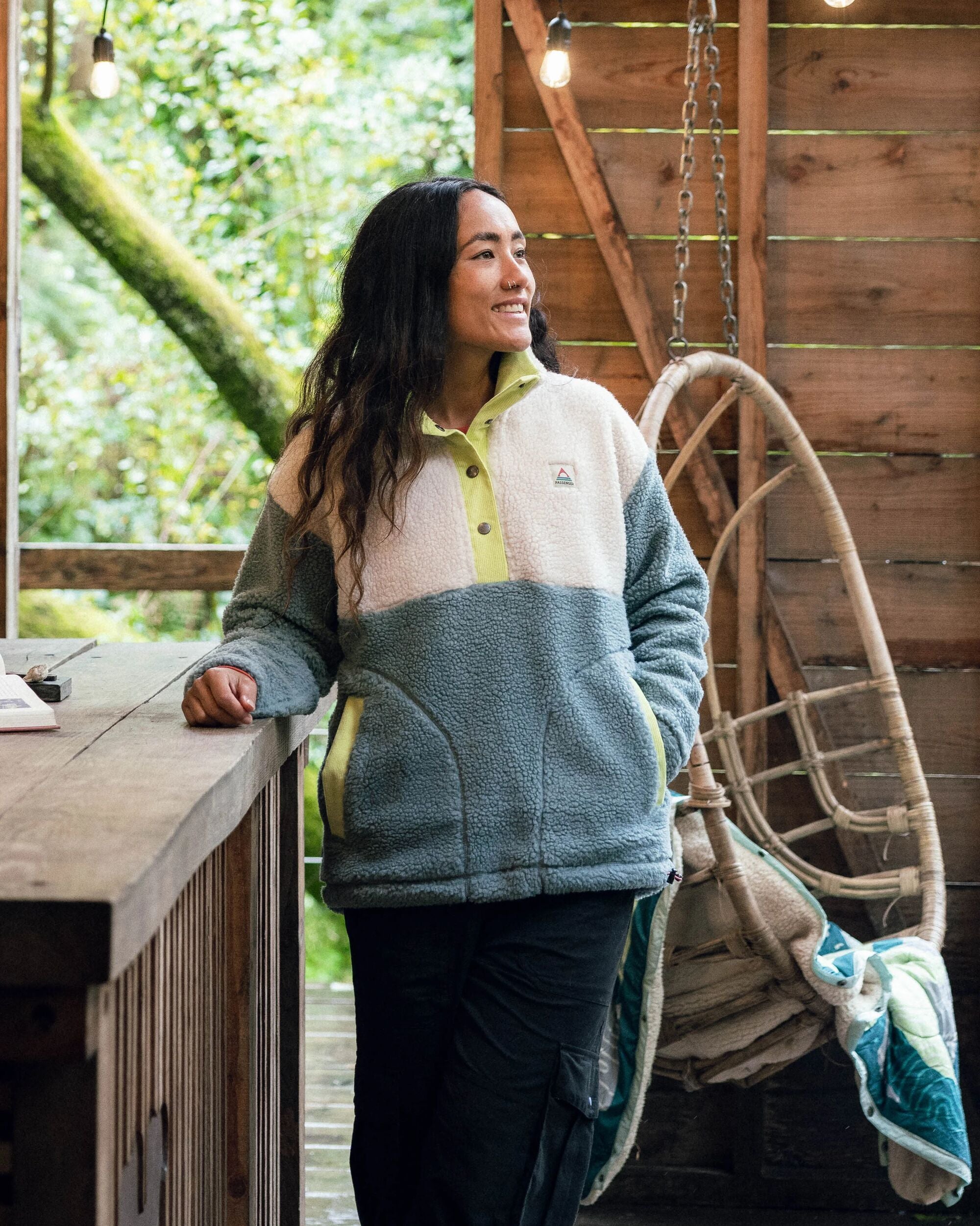 Create Recycled Deep-Pile Sherpa Fleece - Arctic - Lifestyle