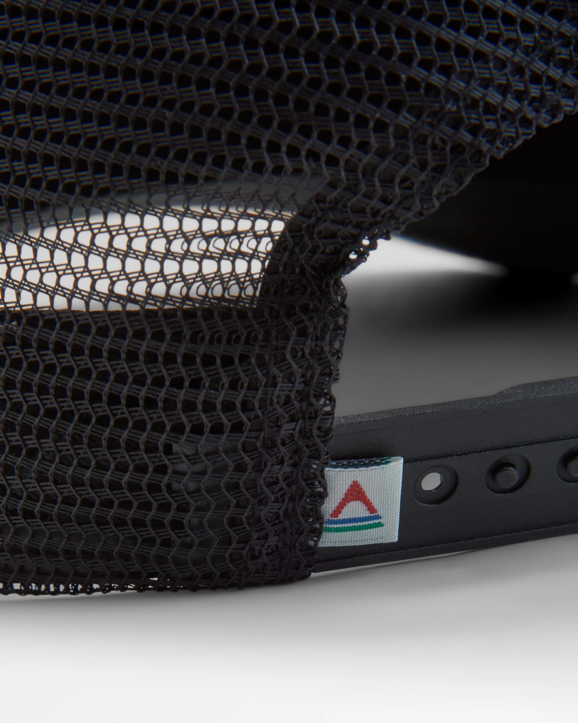 Passenger Recycled Cotton Trucker Cap - Black - Flatlay