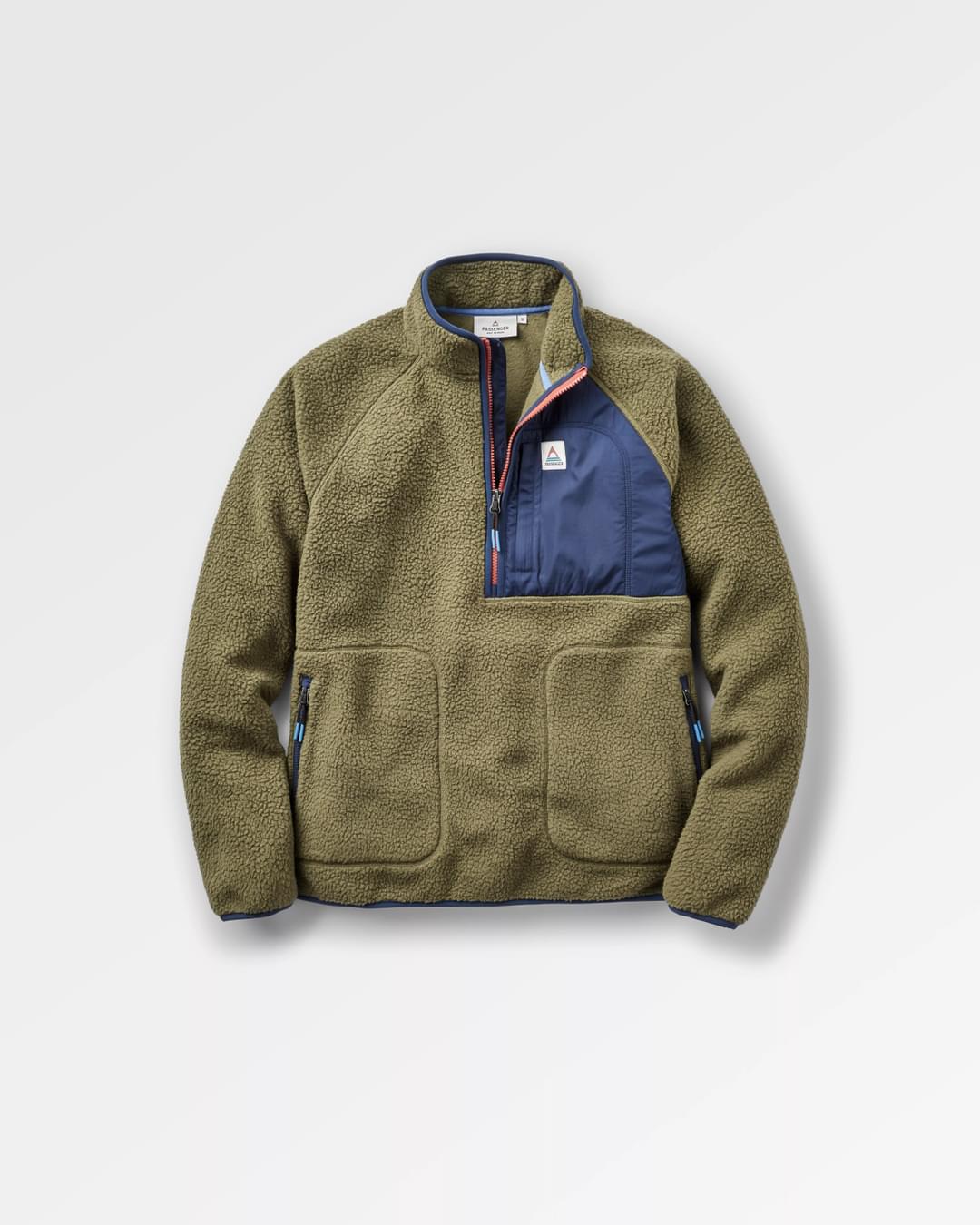 Offgrid 2.0 1/2 Zip Recycled Sherpa Fleece - Khaki