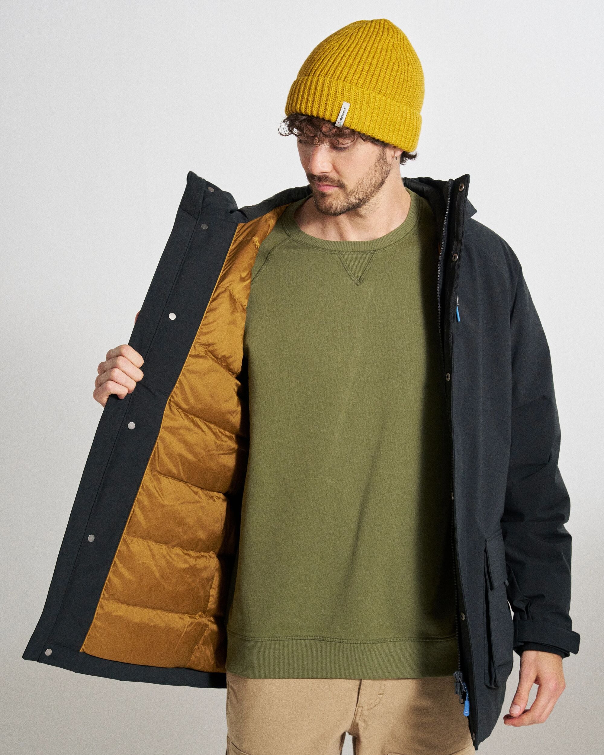 Baltic Recycled Insulated Parka - Black - Studio Model