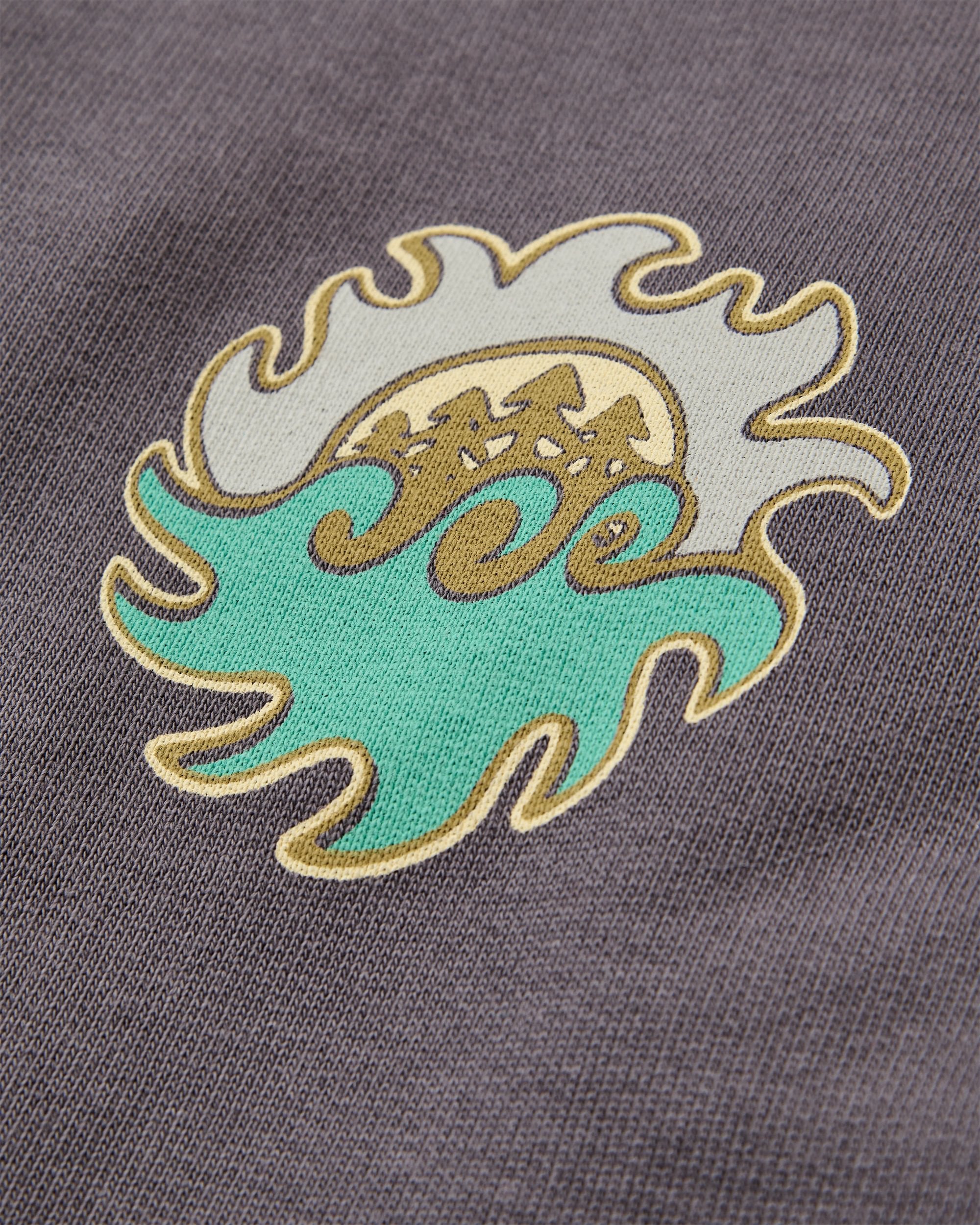 Dune Relaxed Fit Hoodie - Charcoal - Flatlay