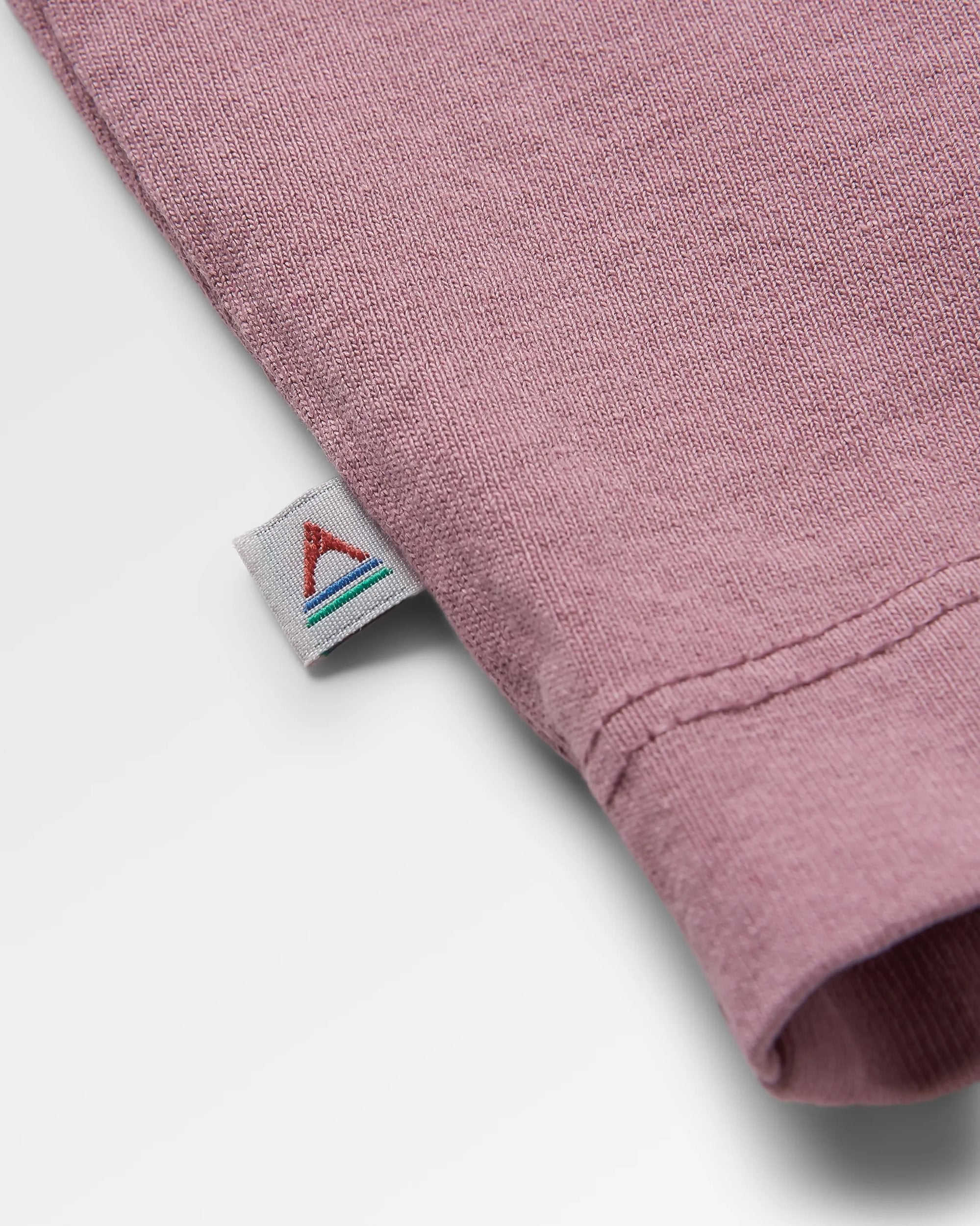 Heritage Recycled Relaxed Fit T-Shirt - Grape - Flatlay