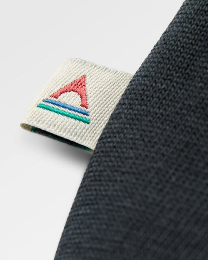 Pine Needle Relaxed Fit T-Shirt - Black - Flatlay