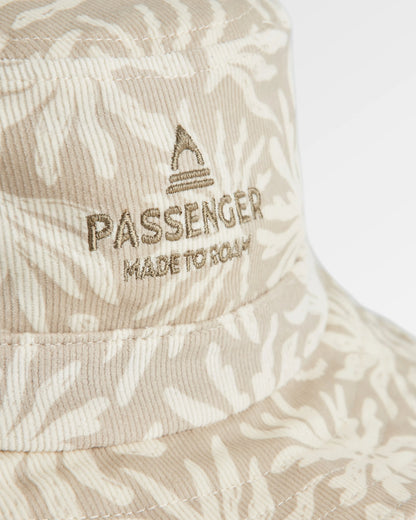 Seaweed Organic Cotton Bucket Hat - Golden Spice/ Seaweed Pebble Grey