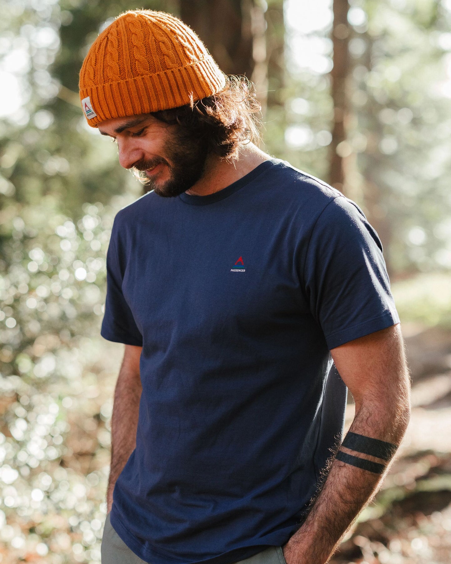 Classic Logo Recycled Cotton T-Shirt - Rich Navy