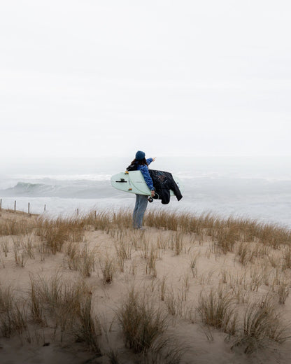 Ravi Sherpa Fleece - Tracks Electric Blue - Lifestyle