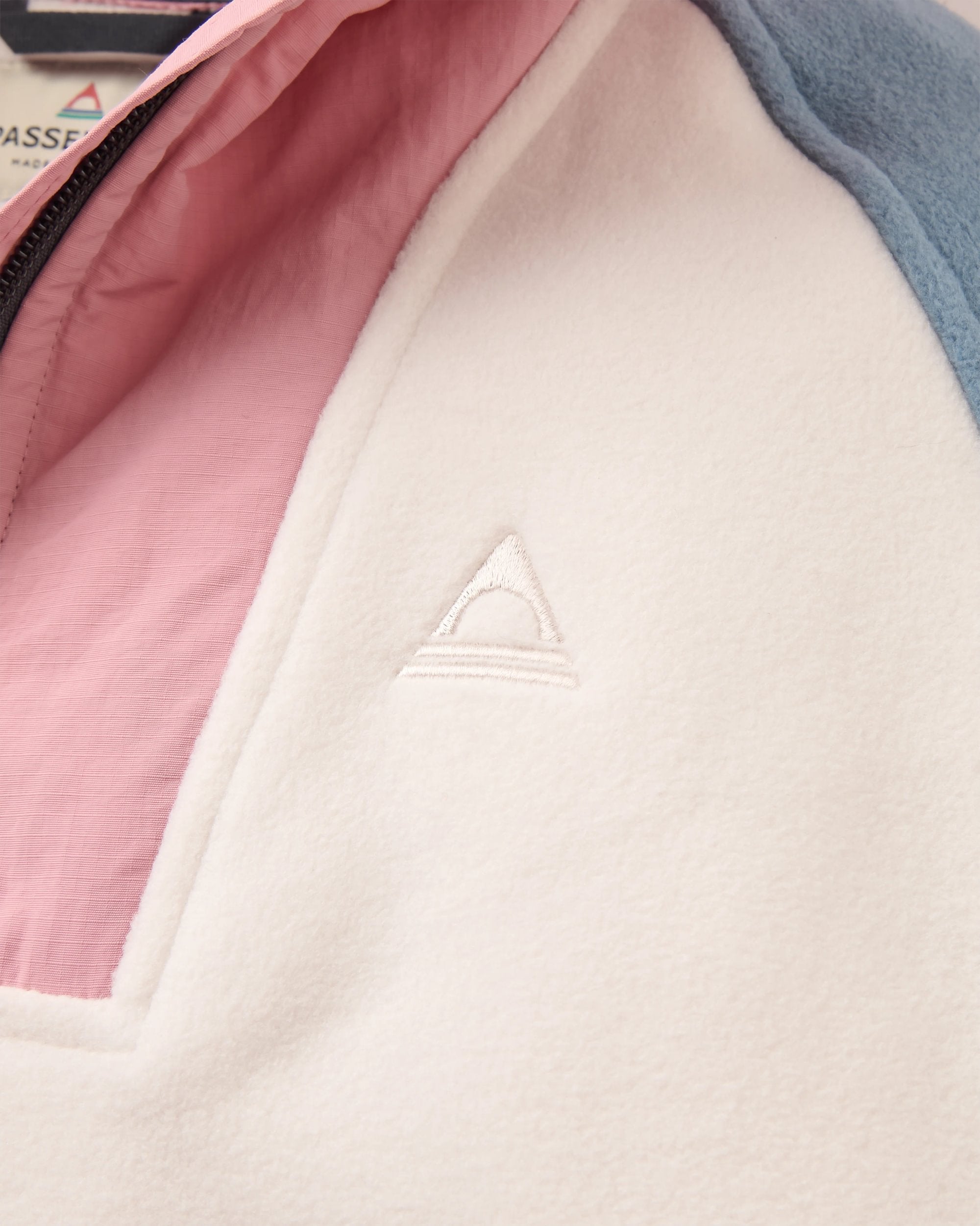 Alexander Full Zip Polartec® Fleece - Pink Haze/Stormy Blue - Flatlay