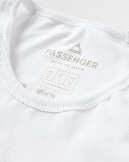 Dune Recycled Cotton Vest - White