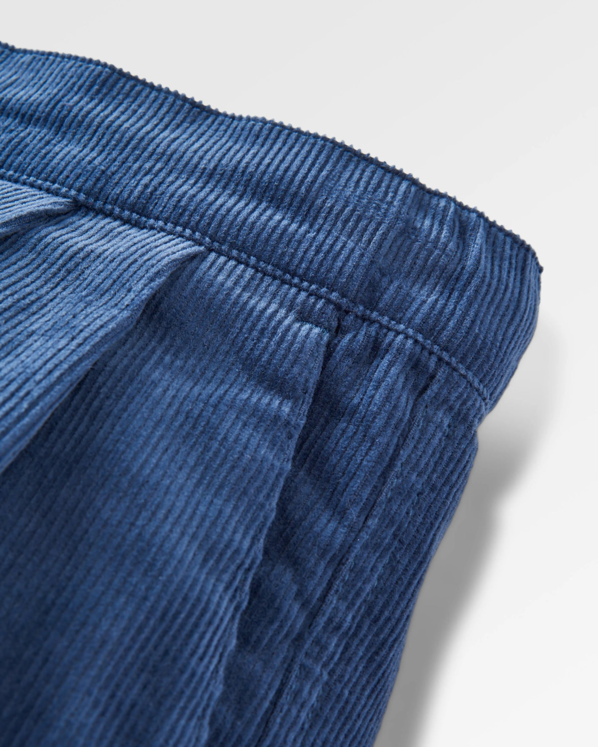 Compass Recycled Corduroy Trouser - Dark Denim