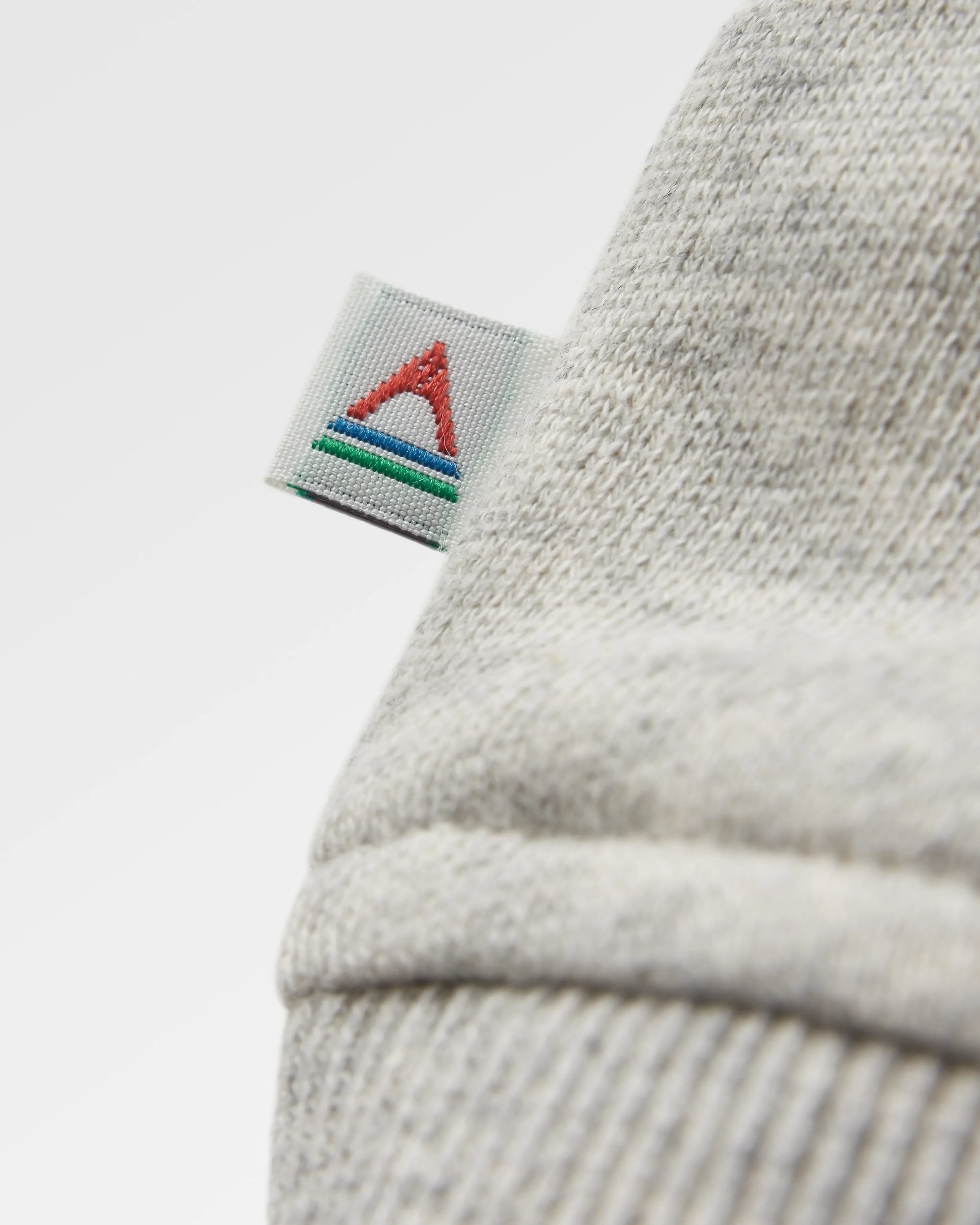 Made To Roam Recycled Hoodie - Grey Marl - Flatlay