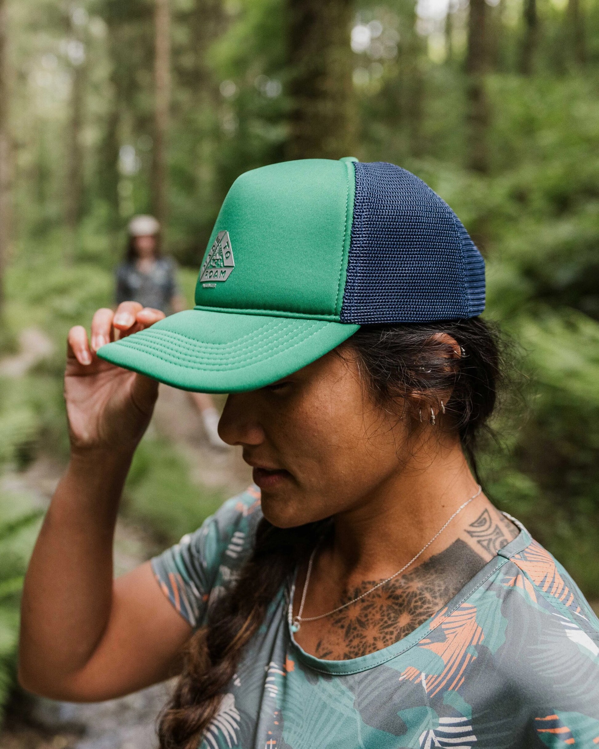 Womens_Trail Active Trucker Cap - Greenlake