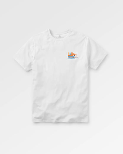 Cutout Organic Cotton T-Shirt - White - Flatlay
