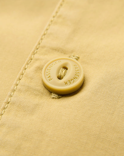 Acreage Organic Cotton LS Shirt - Warm Beige - Flatlay