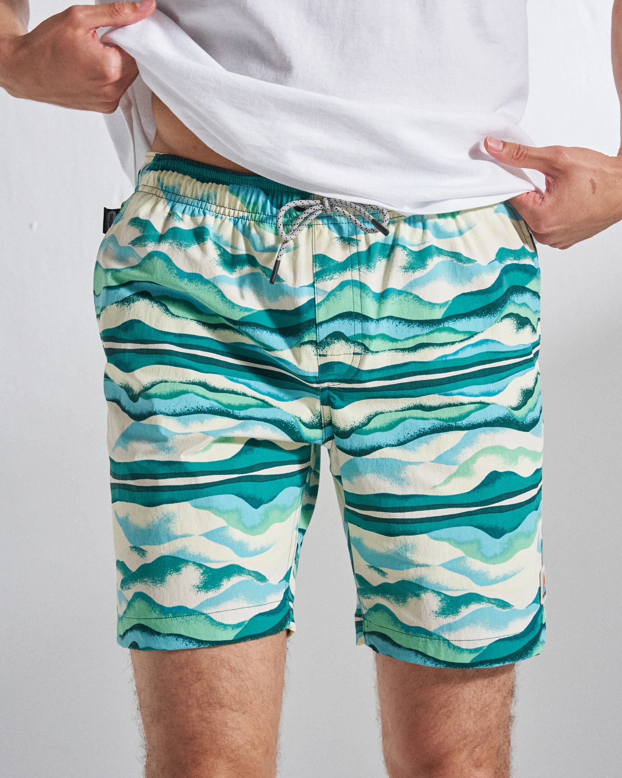 Drifter NetPlus® Swim Lined Short - Reflection Birch - Studio Model