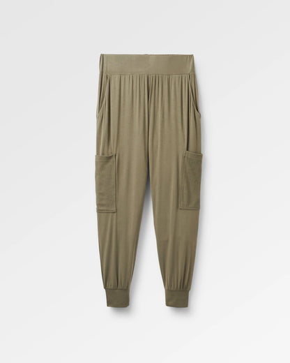 Day Dream Recycled Trouser 2.0 - Dusty Olive - Flatlay