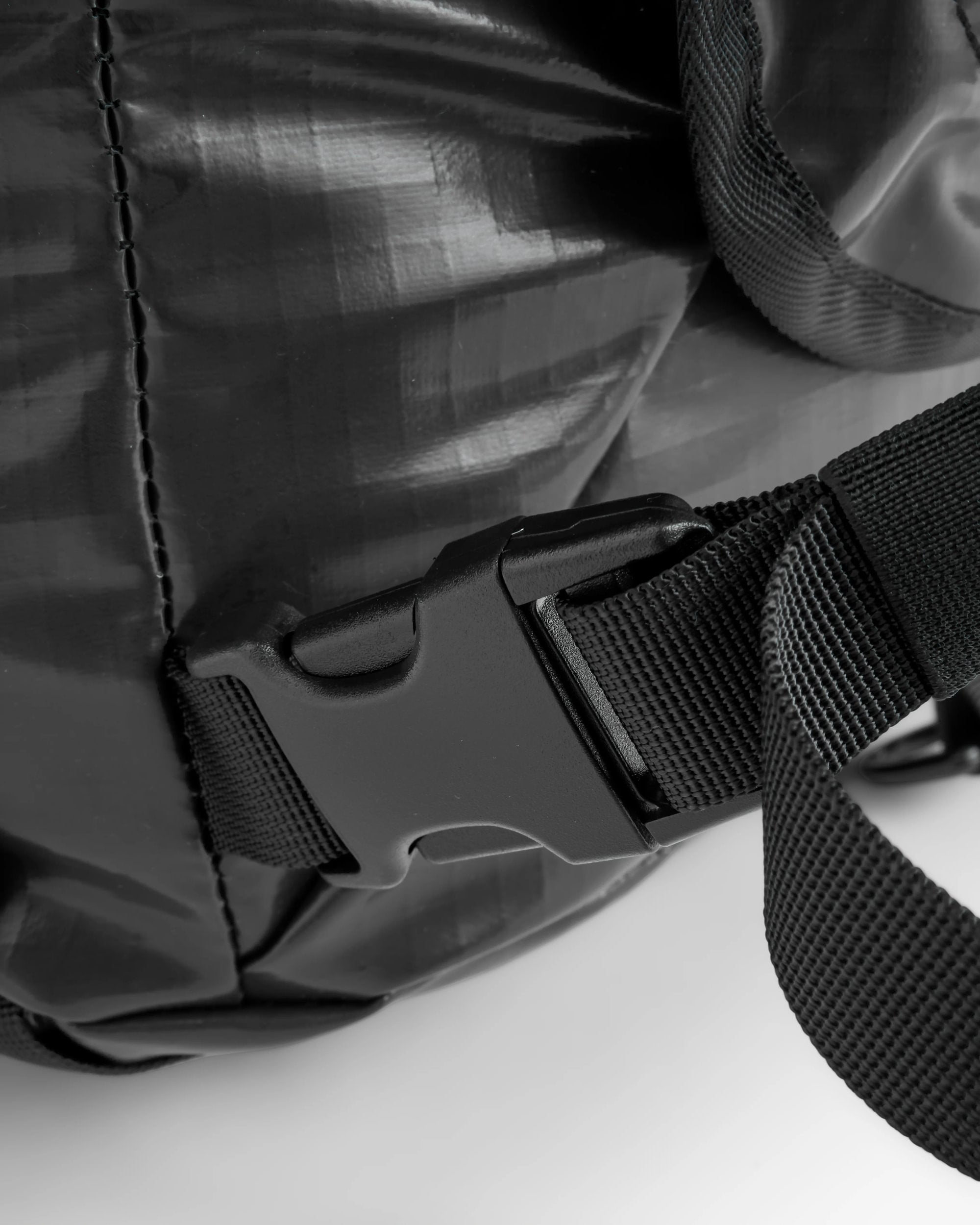 Roamer Recycled 60L Duffel Bag - Phantom Black - Flatlay