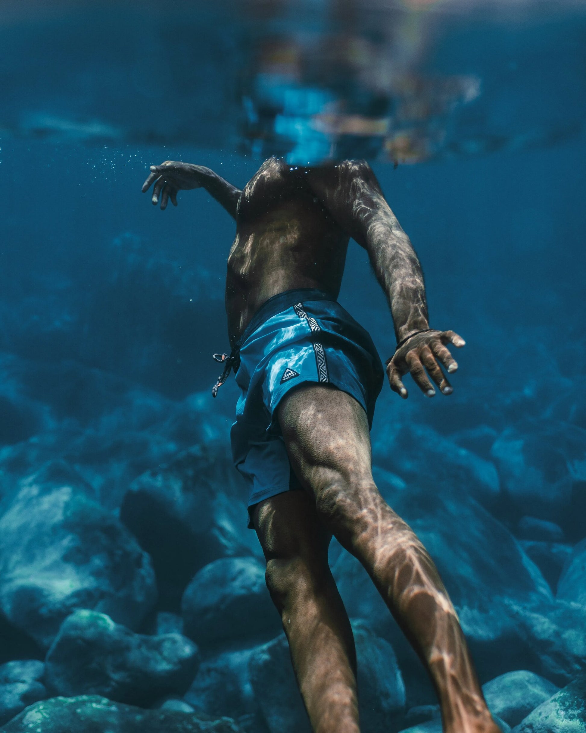 Hollow Recycled Boardshort - Blue Pool