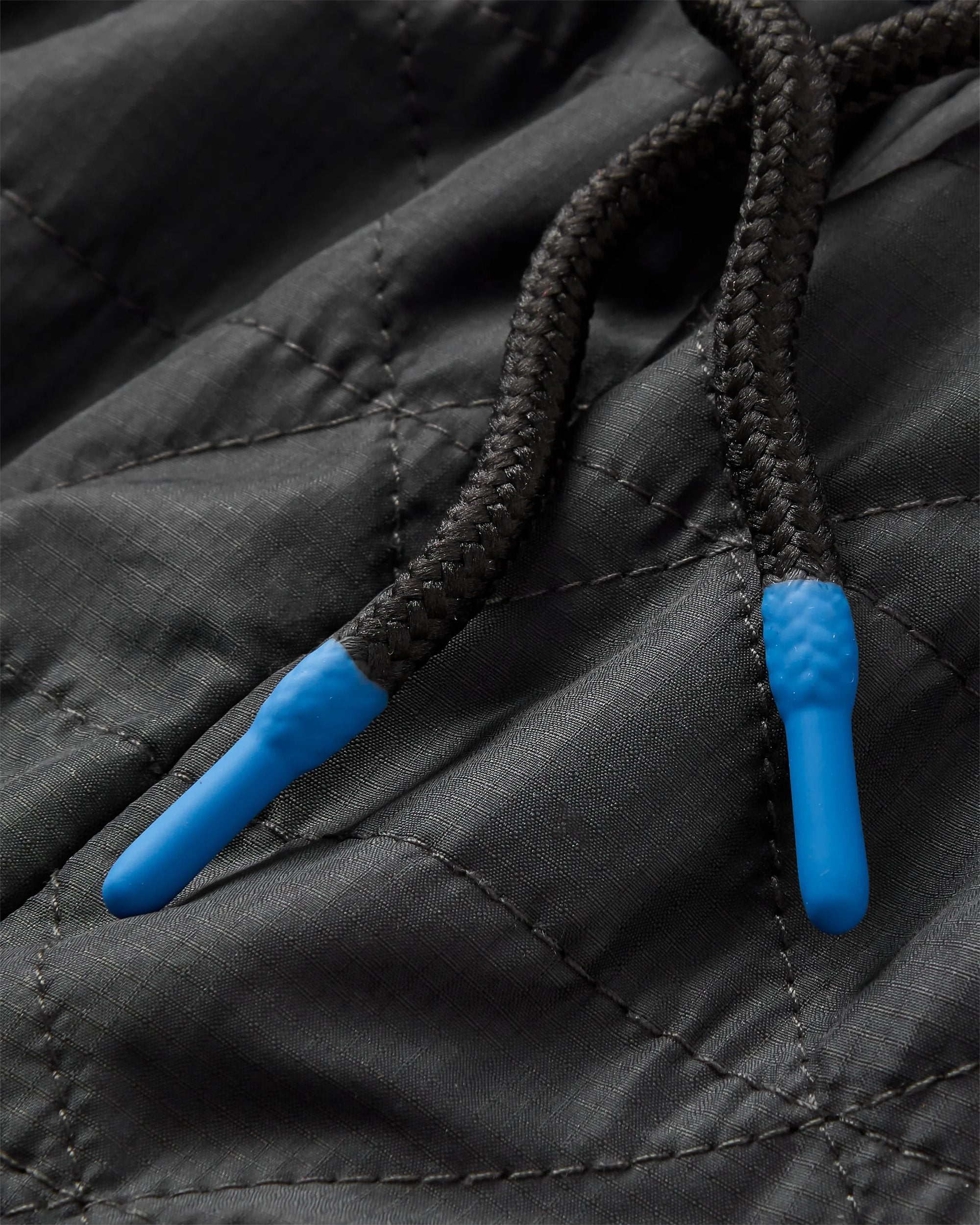 Homewood Recycled Quilted Jogger - Black - Flatlay