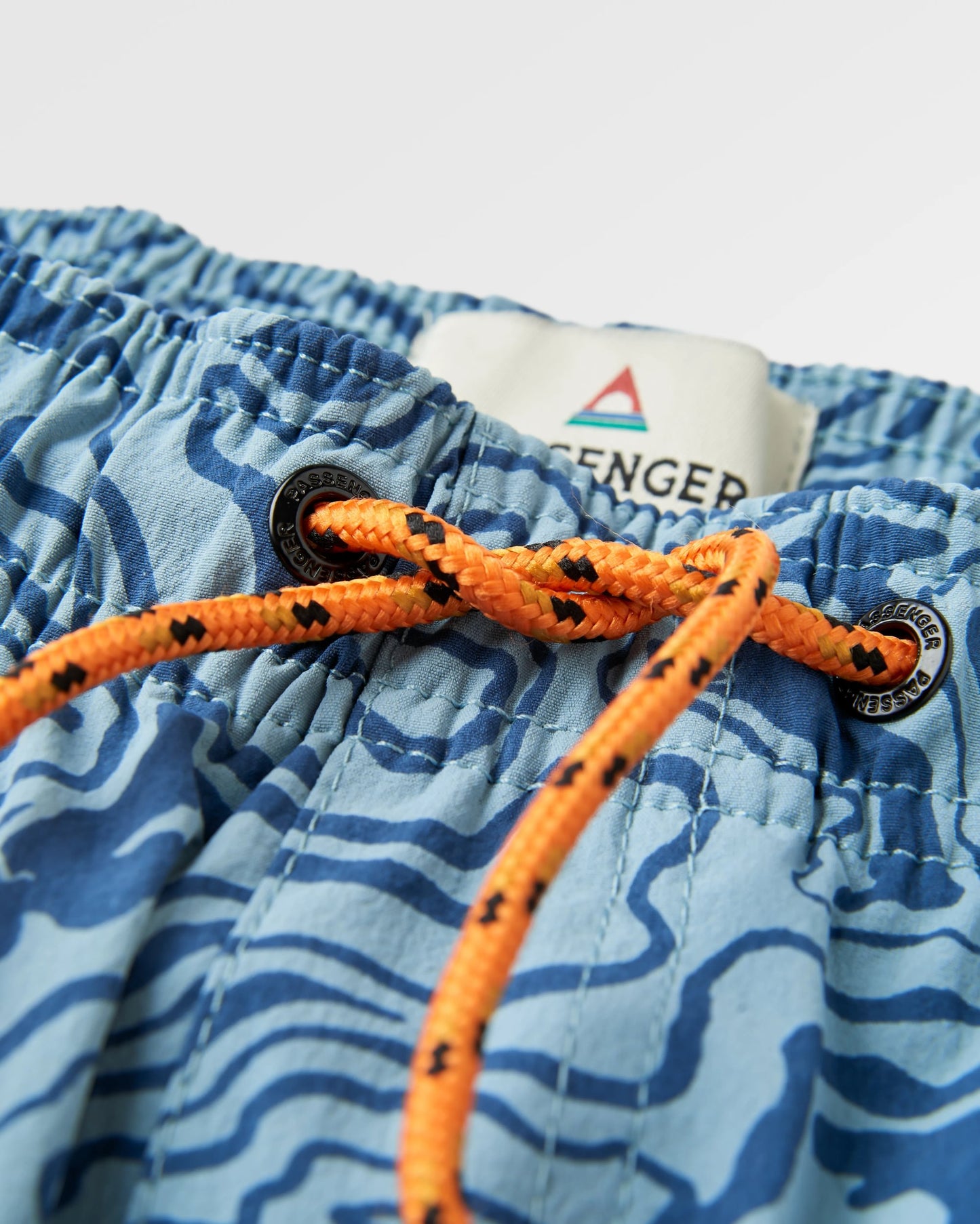 Drifter Beach Lined Short - Strata Swirl Arctic - Flatlay