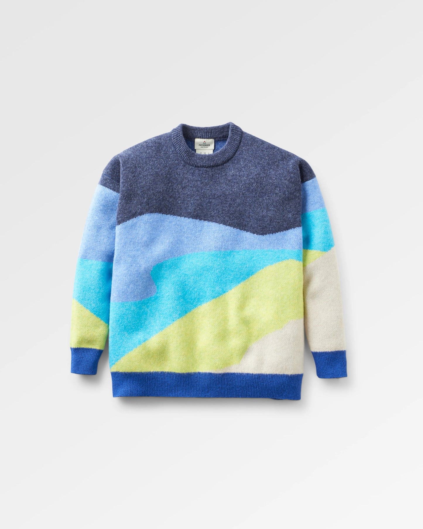 Scenic Recycled Knitted Jumper - Scenic Azure Blue