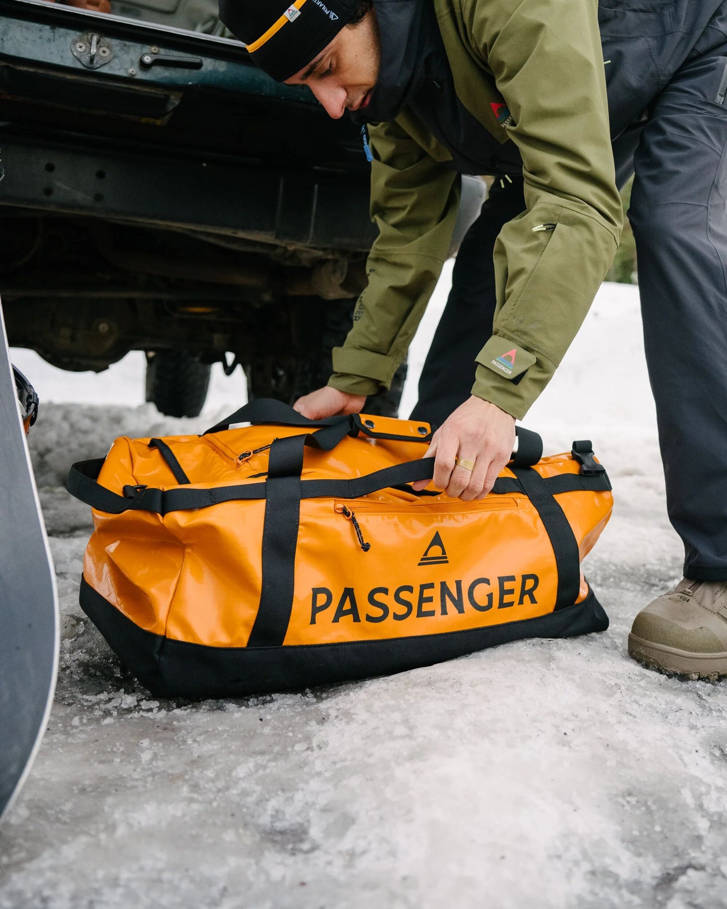 Roamer Recycled 60L Duffel Bag - Sunrise Orange