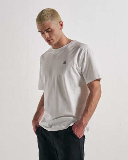 Classic Logo T-Shirt - White - Studio Model