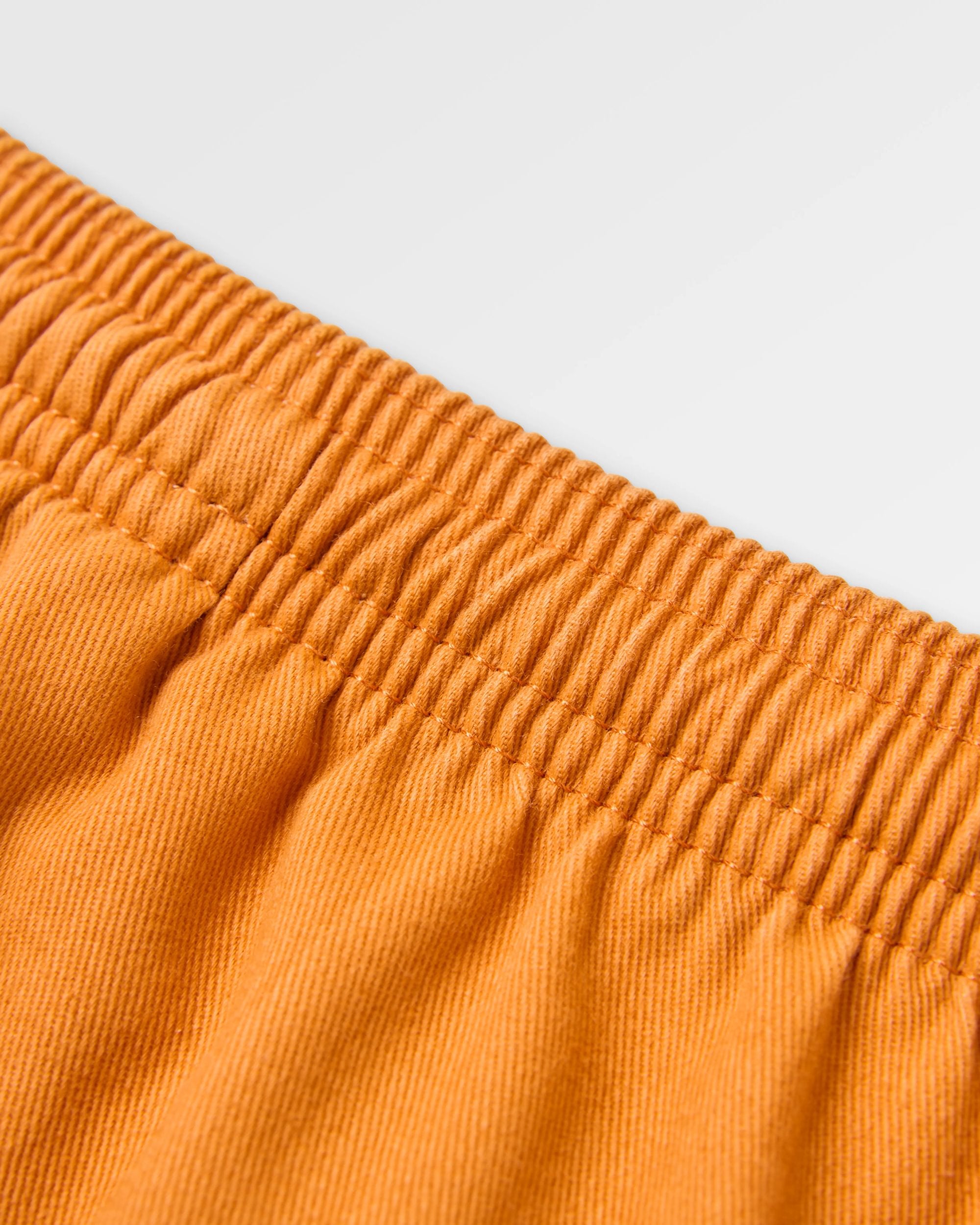 Flaris Cotton Short - Sunrise Orange - Flatlay