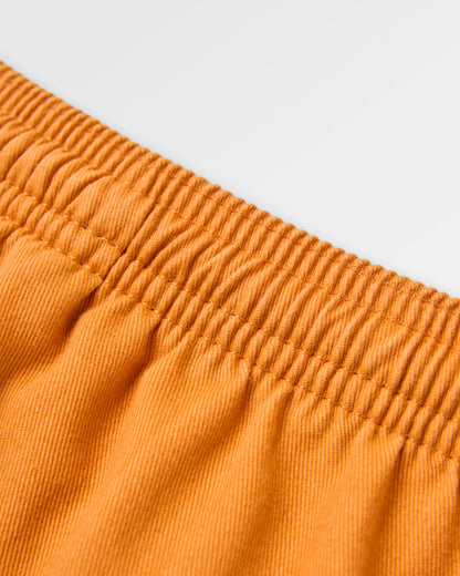 Flaris Cotton Short - Sunrise Orange - Flatlay