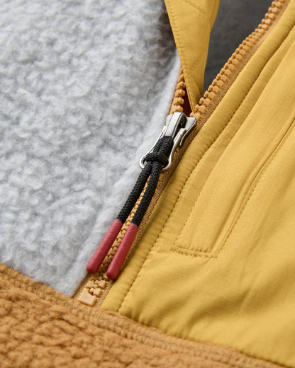 Home Sherpa Fleece - Dusty Ochre - Flatlay