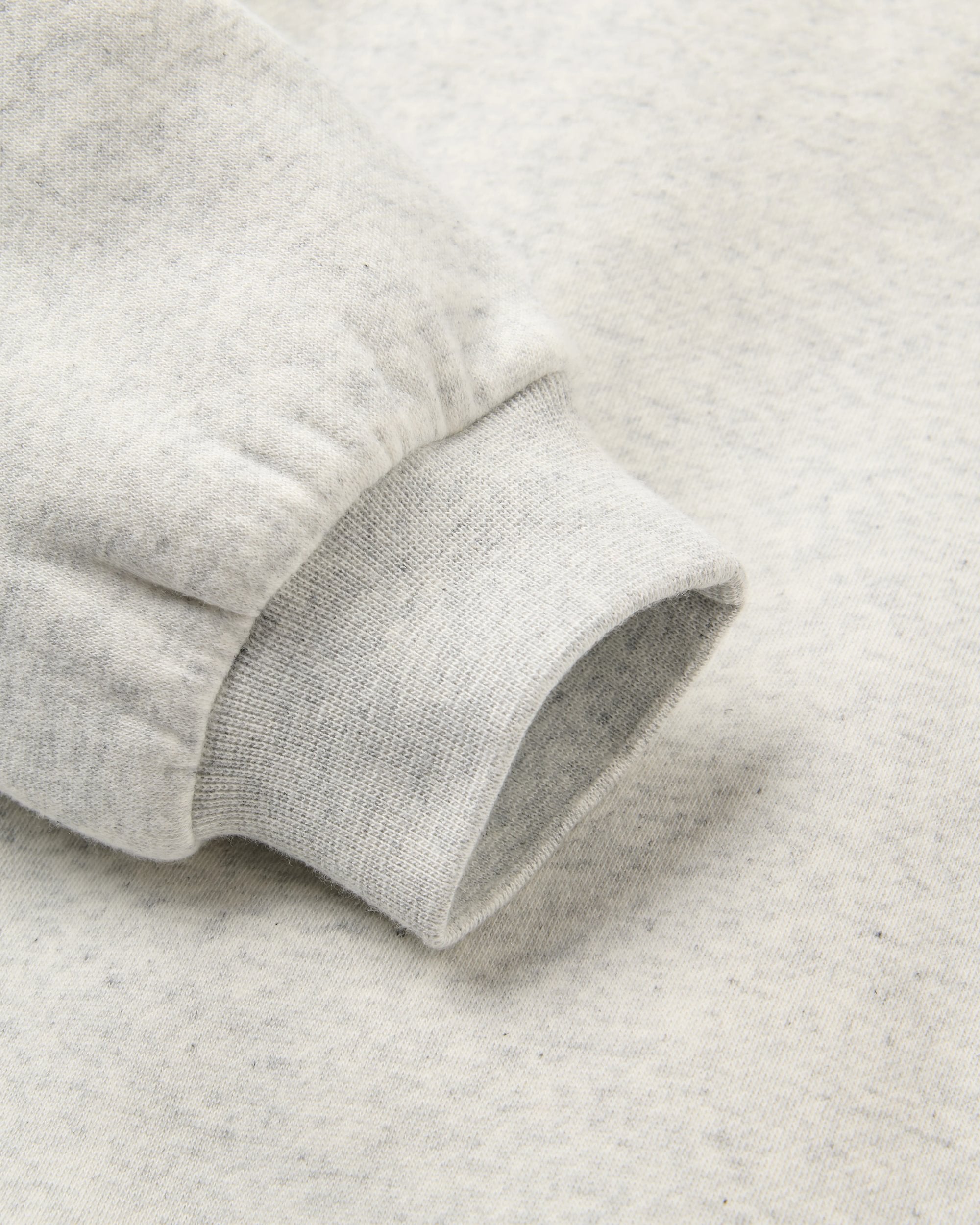 Legacy Sweatshirt - Light Grey Marl - Flatlay
